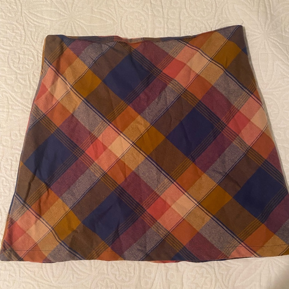 Plaid altar’d state mini skirt size small